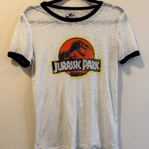 Sheer Jurassic Park T-Shirt - Picture 1 of 3